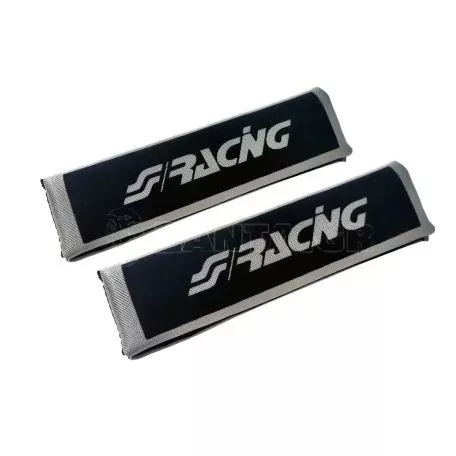 Simoni Racing ΜΑΞΙΛΑΡΑΚΙΑ ΖΩΝΗΣ SILVER ΑΣΗΜΙ/ΜΑΥΡΟ ΜΙΚΡΟΦΙΜΠΡΑ SIMONI RACING - 2 TEM SRCC7 