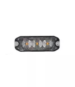 ΣΤΡΟΜΠΟ ΠΟΡΤΟΚΑΛΙ 12/24V 3 LED 4 ΧΡΗΣΕΩΝ ΑΔΙΑΒΡΟΧΟ IP67 (ΠΑΧΟΣ: 7mm) 88x30mm  LAMPA - 1 TEM. 