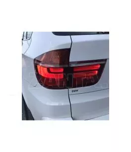 Πισινά Φανάρια Set Για Bmw X5 E70 07-10 Led Bar LCI Look Κόκκινο/Crystal Depo 