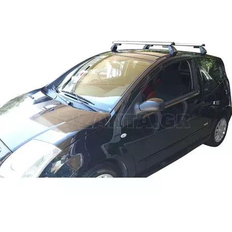 Hermes Kit Μπάρες Αλουμινίου Hermes - Πόδια για Citroen C2 2003>2010 2 τεμάχια ΜΠ.CC2.01 