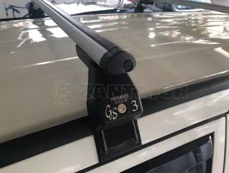 Hermes KIT ΜΠΑΡΕΣ ΑΛΟΥΜΙΝΙΟΥ-ΠΟΔΙΑ HERMES SUZUKI VITARA 3D/5D 1988-1999 2 τεμάχια ΜΠ.SUVI.01 