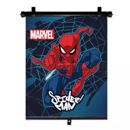 AMIO ΚΟΥΡΤΙΝΑΚΙ ΗΛΙΟΠΡΟΣΤΑΣΙΑΣ ΣΕ ΡΟΛΟ SPIDERMAN 36x45cm ΓΙΑ ΠΛΑΙΝΟ ΤΖΑΜΙ/ΠΙΣΩ ΠΑΡΜΠΡΙΖ AMIO - 1 Τεμ. S59328/AM 