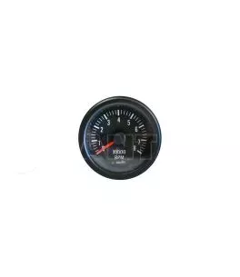 ΣΤΡΟΦΟΜΕΤΡΟ 0-8.000rpm 52mm ΜΑΥΡΟ 