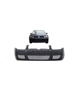 Μπροστινός Προφυλακτήρας Για VW Golf IV (4) 98-03 R32 Look Από Abs Πλαστικό Με Πλαστικές Σίτες 