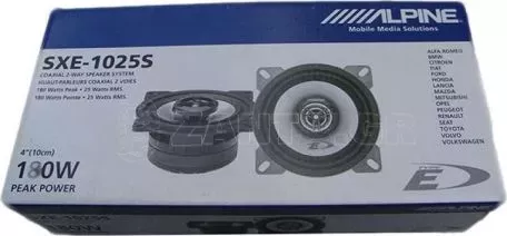 Alpine  ALPINE SXE-1025S HXEIA AYTOKINHTOY 4'' 25W RMS 2 ΔΡΟΜΩΝ SXE-1025S 