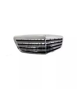 Μάσκα Για Mercedes-Benz S-Class W221 09-13 S63 S65 Amg Look Χρώμιο/Μαύρο 1 Τεμάχιο 