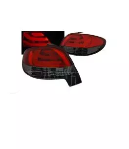 Πισινά Φανάρια Set Για Peugeot 206 98-07 Led Bar Κόκκινο/Φιμέ Eagle Eyes 