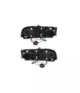 Μπροστινά Φανάρια Set Για Skoda Octavia 1U 00-10 DRL Μαύρα H1/H1/H7 Sonar 