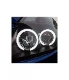 Μπροστινά Φανάρια Set Για Suzuki Swift 05-10 ccfl Angel Eyes Μαύρα H1/H1Sonar 