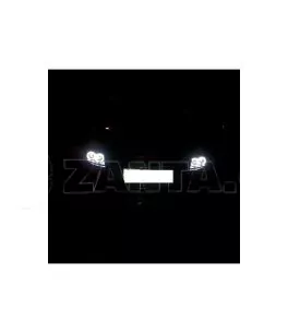 Μπροστινά Φανάρια Set Για Suzuki Swift 05-10 ccfl Angel Eyes Μαύρα H1/H1Sonar 