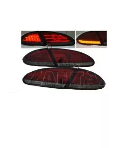 Πισινά Φανάρια Set Για Seat Leon 1P 05-09 Led Κόκκινο/Φιμέ Sonar 