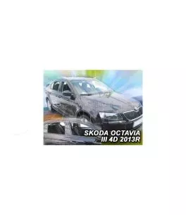 Ανεμοθραύστες για Skoda Octavia (2013+) combi - 4 τμχ εμπρός και πίσω 