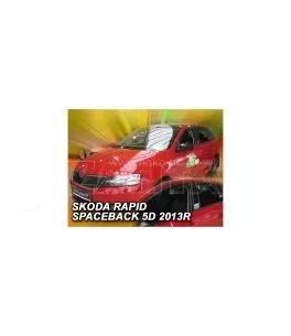 Ανεμοθραύστες για Skoda Rapid / Spaceback (2012+) 5 πορτο - 4 τμχ εμπρός και πίσω 