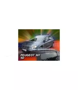 Ανεμοθραύστες για Peugeot 307 (2001+)  5 πορτο - 4 τμχ. εμπρός και πίσω 