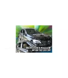 Ανεμοθραύστες για Mercedes ML W166 (2011+) / GLE W292 (2016-2019) 5 πορτο - 4 τμχ. εμπρός και πίσω 