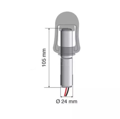 Lampa Βάση Στήριξης Φάρου FIX-1 105mm L7300.8 