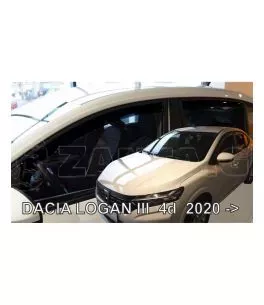 Ανεμοθραύστες για DACIA LOGAN III 4D (2020+) sedan - 4τμχ. εμπρός και πίσω 