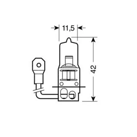 Lampa H3 12V 100W PK22s STANDARD LINE ΛΑΜΠΑ ΑΛΟΓΟΝΟΥ BLISTER LAMPA - 1 ΤΕΜ. L5803.1 