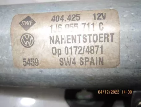 ΠΙΣΩ ΜΟΤΕΡ ΥΑΛΟΚΑΘΑΡΙΣΤΗΡΩΝ ΓΙΑ VW GOLF 4 '98-'04 ΚΩΔΙΚΟΣ 1J6955711C 