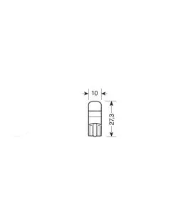 T10 1032V w2,1x9,5d 1SMDx1CHIP LED 130lm CAN-BUS ΔΙΑΘΛΑΣΗΣ ΛΕΥΚΟ ΚΟΥΤΙ  LAMPA - 20 ΤΕΜ 