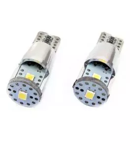 T10 12/24V W2,1x9,5d ΛΕΥΚΟ 5.600K 3SMDx2835​ LED AMIO - 2 ΤΕΜ. 