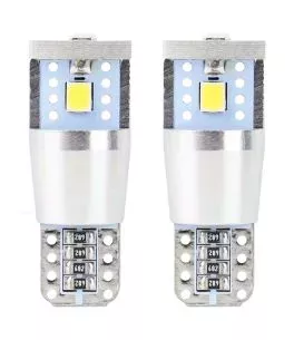 T10 12/24V W2,1x9,5d ΛΕΥΚΟ 5.600K 3SMDx2835​ LED AMIO - 2 ΤΕΜ. 