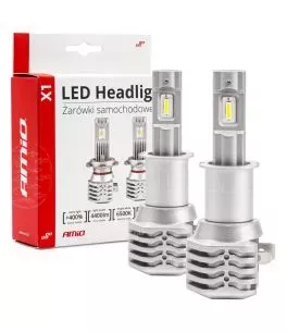 ΛΑΜΠΕΣ LED H3 10-16V 40W 6.500K 4400lm  (ΨΥΚΤΡΑ) X1 AMIO - 2ΤΕΜ. 