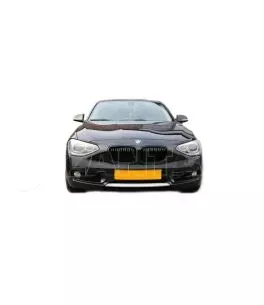 Καρδιές Μάσκας Για Bmw 1 F20 / F21 11-15 M4 Look Με Διπλή Γρίλια Μαύρο Γυαλιστερό 2 Τεμάχια 