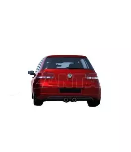 Diffuser Πίσω Προφυλακτήρα Για VW Golf VI (6) 08-12 R32 Look Golf 5 Γυαλιστερό Μαύρο Maxton Design Από Abs Πλαστικό 1 Τεμάχιο 