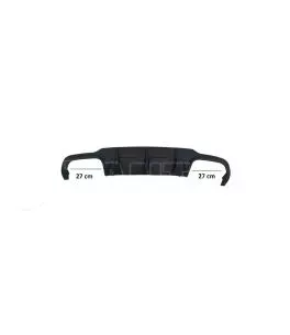 Diffuser Πίσω Προφυλακτήρα Για Mercedes-Benz C-Class W204 11-14 Facelift Amg C63 Look Με 2 Διπλές Εξατμίσεις Δεξιά & Αριστερά Απ 