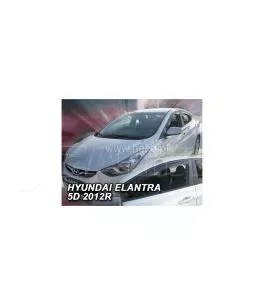 Ανεμοθραύστες για Hyundai Elantra (2010-2015) sedan - 2 τμχ. εμπρός 