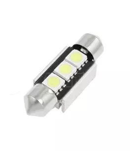 Led λάμπα για πλαφονιέρα CANBUS με 3 SMD led 44 mm - 1τμχ. 