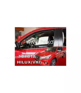 Ανεμοθραύστες για Toyota Hilux (2015+) μόνο διπλοκάμπινο - 2 τμχ εμπρός 