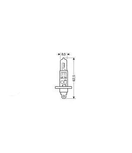 H1 ΑΛΟΓΟΝΟΥ 12V/100W 62.5mm P14,5s ΤΕΜ1 