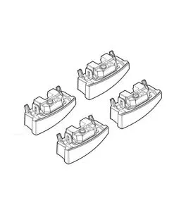 BMW ΣΕΙΡΑ 3 4D E90 03/05-12/11 KIT ΑΚΡΑ (ΠΟΔΙΑ) ΓΙΑ ΜΠΑΡΕΣ NORDRIVE 