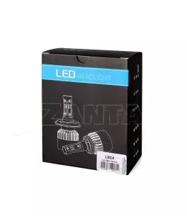 H4 LED SET C6 9-32V 6.500K 10.000lm 4 X 10W ΛΑΜΠΑ ΜΕ COB EPISTAR 1021 LED ΚΑΙ ΑΝΕΜΙΣΤΗΡΑΚΙ M-TECH - 2 ΤΕΜ. 