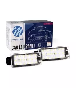 RENAULT CLIO 2005-2014 / TWINGO 2007-2014 ΦΩΤΑ ΠΙΝΑΚΙΔΑΣ 18LED 2ΤΕΜ. 