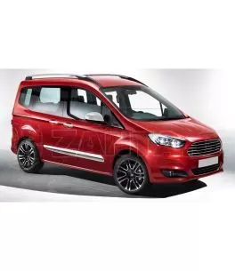 FORD COURIER 2014+  ΚΑΠΑΚΙΑ ΚΑΘΡΕΠΤΗ ΧΡΩΜΙΟ ​S-DIZAYN 