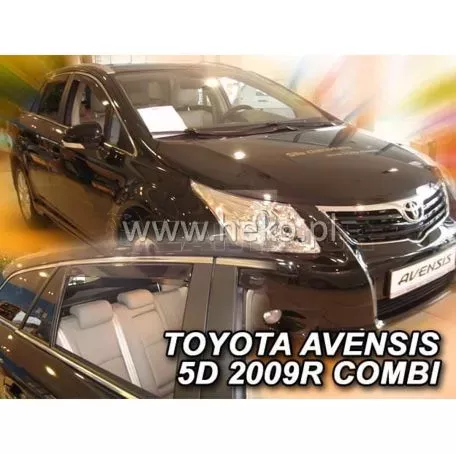 Heko ΣΕΤ ΑΝΕΜΟΘΡΑΥΣΤΕΣ ΑΥΤΟΚΙΝΗΤΟΥ ΓΙΑ TOYOTA AVENSIS 5D 2009> COMBI ΑΠΟ ΕΥΚΑΜΠΤΟ ΦΙΜΕ ΠΛΑΣΤΙΚΟ HEKO - 4 ΤΕΜ. ΑΝΕΜ.SET29610 