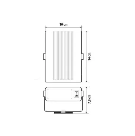 Lampa ΑΕΡΟΘΕΡΜΟ / ΑΝΕΜΙΣΤΗΡΑΣ 24V/150w ΓΙΑ ΨΥΧΡΟ / ΘΕΡΜΟ ΑΕΡΑ ΚΕΡΑΜΙΚΗΣ ΘΕΡΜΑΝΣΗΣ  ΜΕ ΚΑΛΩΔΙΟ 140cm 140x100x78 LAMPA -1 ΤΕΜ. L9711.9 