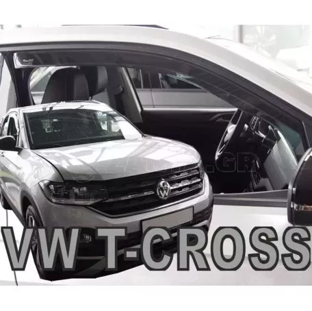 Heko ΑΝΕΜΟΘΡΑΥΣΤΕΣ ΑΥΤΟΚΙΝΗΤΟΥ ΓΙΑ VW T-CROSS 5D 2019> ΖΕΥΓΑΡΙ ΑΠΟ ΕΥΚΑΜΠΤΟ ΦΙΜΕ ΠΛΑΣΤΙΚΟ HEKO - 2 ΤΕΜ. ΑΝΕΜ.31015 