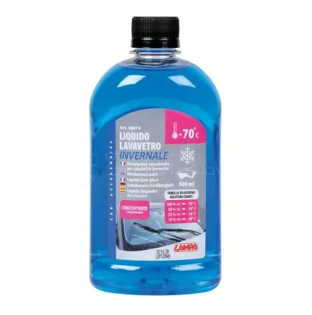 Lampa ΥΓΡΟ ΥΑΛΟΚΑΘΑΡΙΣΤΗΡΩΝ SCREEN-WASH INVERNALE -70°C 500ml LAMPA - 1 ΤΕΜ. L3807.4 