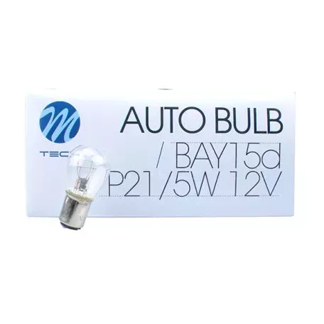 M-tech P21/5W 12V 21/5W BAY15d ΔΙΠΟΛΙΚΟ STANDARD ΑΛΟΓΟΝΟΥ ΚΟΥΤΙ 10ΤΕΜ. M-TECH Z15/MT 