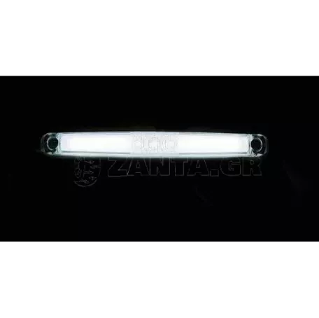 Lampa ΑΔΙΑΒΡΟΧΟ ΦΩΣ ΘΕΣΕΩΣ 12/24V NEON EFFECT (ΛΕΥΚΟ ΦΩΣ 13 LED - 17cm) L4147.8 