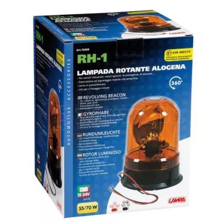 Lampa Φάρος RH-1 12V/24V Βιδωτός Πορτοκαλί 130x195mm L7299.9 