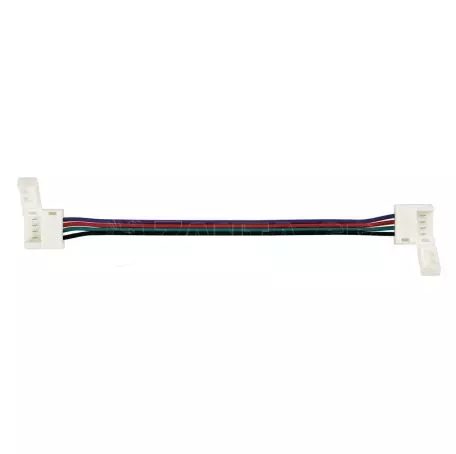 Lampa ΑΝΤΑΛΛΑΚΤΙΚΗ ΦΙΣΑ CONNECT-2 ΜΕ 4 PIN ΓΙΑ ΤΑΙΝΙΑ LED RGB 16cm 3 ΤΕΜ. L7364.9 