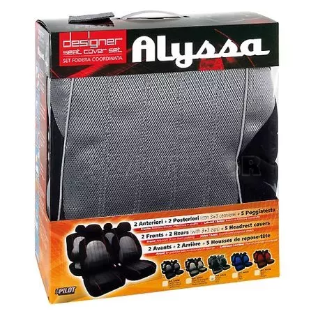 Lampa ΚΑΛΥΜΜΑΤΑ ΚΑΘΙΣΜΑΤΩΝ ALYSSA ΓΚΡΙ 4 ΤΕΜΑΧΙΑ L5493.2 