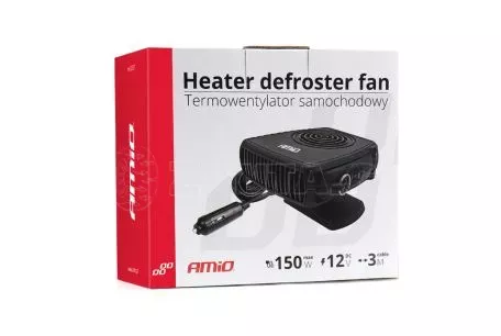 AMIO ΑΕΡΟΘΕΡΜΟ ΑΝΑΠΤΗΡΑ 12V - 150W (ΚΑΛΩΔΙΟ 150 cm) CH-04 AMIO 02537/AM 