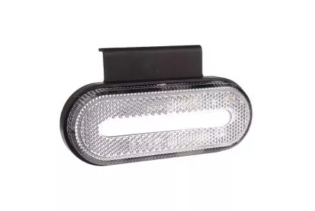 AMIO ΦΩΣ ΟΓΚΟΥ ΦΟΡΤΗΓΟΥ LED ΛΕΥΚΟ ΟΒΑΛ 10-30V 124x49x22mm ΑΔΙΑΒΡΟΧΟ OM-01-W AMIO 1ΤΕΜ. 02375/AM 