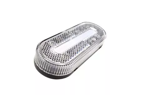 AMIO ΦΩΣ ΟΓΚΟΥ ΦΟΡΤΗΓΟΥ LED ΛΕΥΚΟ ΟΒΑΛ 10-30V 124x49x22mm ΑΔΙΑΒΡΟΧΟ OM-01-W AMIO 1ΤΕΜ. 02375/AM 